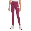 Nike Girls Sportswear Fave Trend HW Tights Red XL