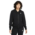 Nike Womens Sportswear Club Fleece Full-Zip Hoodie Black L