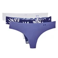 Under Armour Womens Pure Stretch Seamless Thong Briefs 3 Pack Multi XL