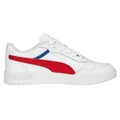 Puma Court Ultra GS Kids Casual Shoes White/Red US 4