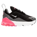 Nike Air Max 270 Toddlers Shoes Black/Silver US 4