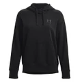 Under Armour Womens Rival Fleece Oversized Pullover Hoodie Black XS