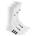 adidas Performance Lightweight Crew Socks 3 pack White S