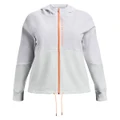 Under Armour Womens Woven Full Zip Jacket White 3XL
