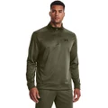 Under Armour Mens UA Armour Fleece 1/4 Zip Sweatshirt Green S