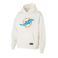 Majestic Mens Miami Dolphins Team Hoodie White S