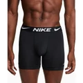 Nike Mens Essentials Micro Trunks 3 Pack Black M