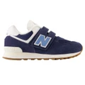 New Balance 574 PS Kids Casual Shoes Navy US 1