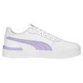 Puma Carina 2.0 GS Kids Casual Shoes White/Purple US 6