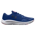 Under Armour Charged Pursuit 3 GS Kids Running Shoes Blue/Orange US 4