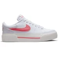 Nike Court Legacy Lift Womens Casual Shoes White/Pink US 6
