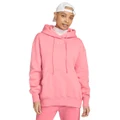 Nike Womens Phoenix Oversized Pullover Hoodie Pink M