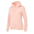PUMA Womens Essentials Embroidery Cropped Fleece Hoodie Pink XS