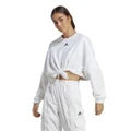 adidas Womens Dance Crop Versatile Sweatshirt White L