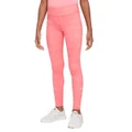 Nike Girls Dri-FIT One AOP WC Tights Pink XL