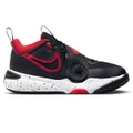 Nike Team Hustle D 11 PS Kids Basketball Shoes Black/Red US 11