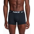 Nike Mens Essentials Micro Trunks 3 Pack Black S