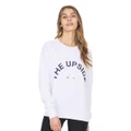 The Upside Womens Bondi Horseshoe Sweatshirt White S