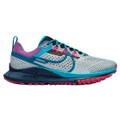 Nike React Pegasus Trail 4 SE Womens Trail Running Shoes Grey/Blue US 6