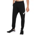Nike Mens Dry Graphic Tapered Fitness Pants Black/White M