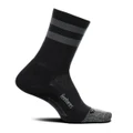 Feetures Elite Light Cushion Mini Crew Socks Black M - WMN 7-9.5/MEN6-8.5