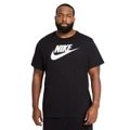 Nike Mens Sportswear Icon Futura Tee Black XS