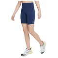 Nike Girls Dri FIT One Hr 7 Inch Lpp Shorts Navy XL