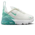 Nike Air Max 270 Toddlers Shoes White/Green US 4