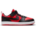 Nike Court Borough Low Recraft PS Kids Casual Shoes Red/Black US 11