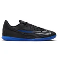 Nike Phantom GX Club Indoor Soccer Shoes Black/Silver US Mens 7.5 / Womens 9
