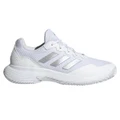 adidas GameCourt 2 Womens Tennis Shoes White/Silver US 6