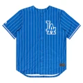 Los Angeles Dodgers Mens Pinstripe Replica Jersey Blue S