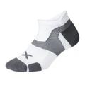 2XU Vectr Cushion No Show Socks White S