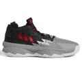 adidas Dame 8 Basketball Shoes Grey/Red US Mens 8 / Womens 9