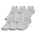 Under Armour Essential No Show Socks 6-Pack Grey L