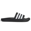 adidas Adilette Comfort Mens Slides Black/White US 4