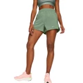 Puma Womens Run High Waist Cloudspun Shorts Green XS
