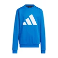 adidas Kids AEROREADY Train Essentials Logo Long-Sleeve Tee Blue/White 10