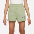 Nike Girls Sportswear Trend Shorts Green L