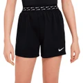 Nike Girls Dri-FIT Trophy Shorts Black/White L