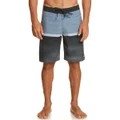 Quiksilver Mens Everyday Division 20-inch Board Shorts Blue 30