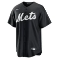 New York Mets Mens Nike Replica Fashion Jersey Black S