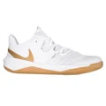 Nike Hyperspeed Court LE Womens Netball Shoes White/Gold US 6