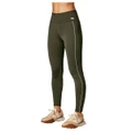 Running Bare Womens Ab -Waisted Tribute Full Length Tights Green 16