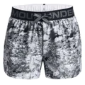 Under Armour Girls Play Up Printed Shorts Grey XS