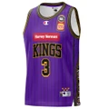 Champion Mens Sydney Kings D. J. Hogg 2023/24 Home Basketball Jersey Purple M