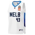 Champion Mens Melbourne United Chris Goulding 2023/24 Away Basketball Jersey White M