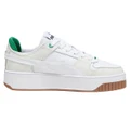 Puma Carina Street Womens Casual Shoes White/Green US 6