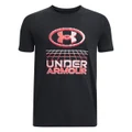 Under Armour Boys Videogame Branded Tee Black XS