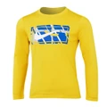 Nike Junior Boys All Day Play Dri-FIT Long Sleeve Tee Yellow 4